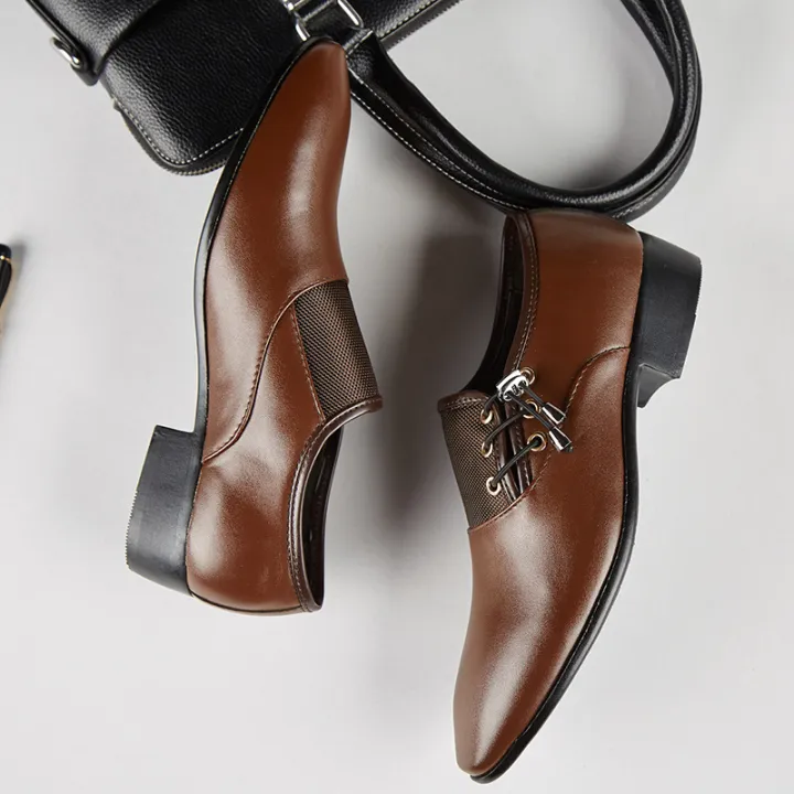 New%20plus%20Size%20Leather%20Shoes%20Men's%20Business%20Formal%20Shoes%20Versatile%20Wedding%20Shoes%20Soft%20Surface%20Black%20Casual%20Shoes%20One%20Piece%20-%20Image%203