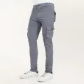 Ash Colour Mens Siz Pocket Stylish Exclusive Cargo Mobile Pant..