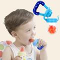 New Baby Food Feeder Soother Teether for Eating Fresh Fruit Vegetables Meat ( Extra 3 Nipple ).