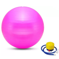 Plain Yoga Ball/ Gym Ball with Pumper 75cm Multicolor. 