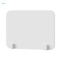 Divider Panel Protective Screen Sturdy Checkout Counter Desktop Partition Board for Call Center, Testing Center, Office, Desktop, Easy to Install. 