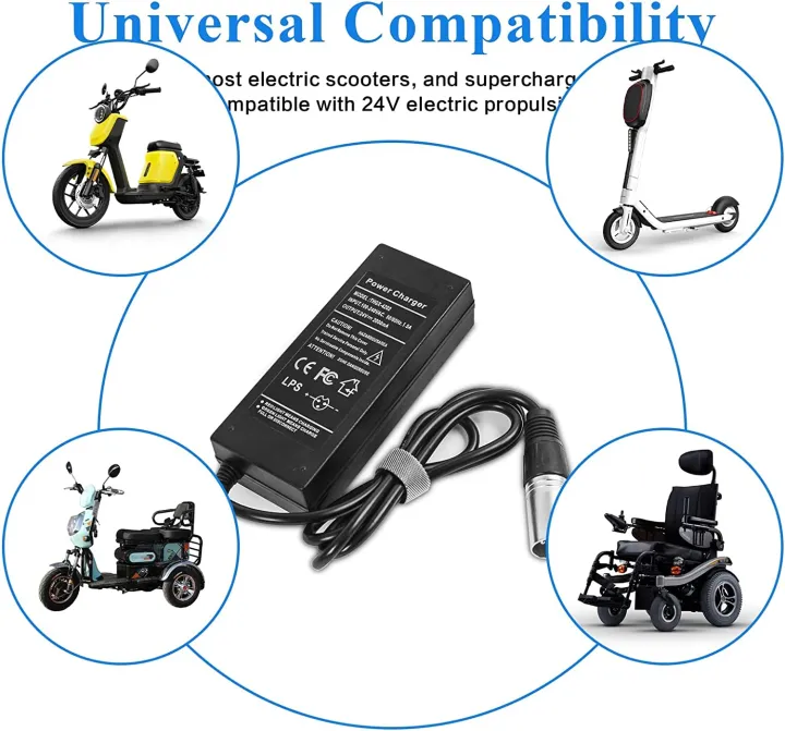 24V%203A%205A%20Battery%20Charger%20for%20Electric%20Scooter,%20Wheelchairs%20Jazzy%20Power%20Chair%20Pride%20Mobility%20Shoprider%20Drive%20Medical%20Bladez%20-%20Image%202