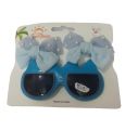 Girls Boys 2024 New Kids Eye Children Sunglass Outdoor Sun Glass with Clip Set.