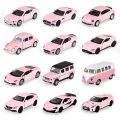 New 1:36 Cute pink car G65 Beetle Huracan Continenta C63S T1 BUS Alloy Car Model Vehicles Toy Cars Kid Toys For Children Gifts. 