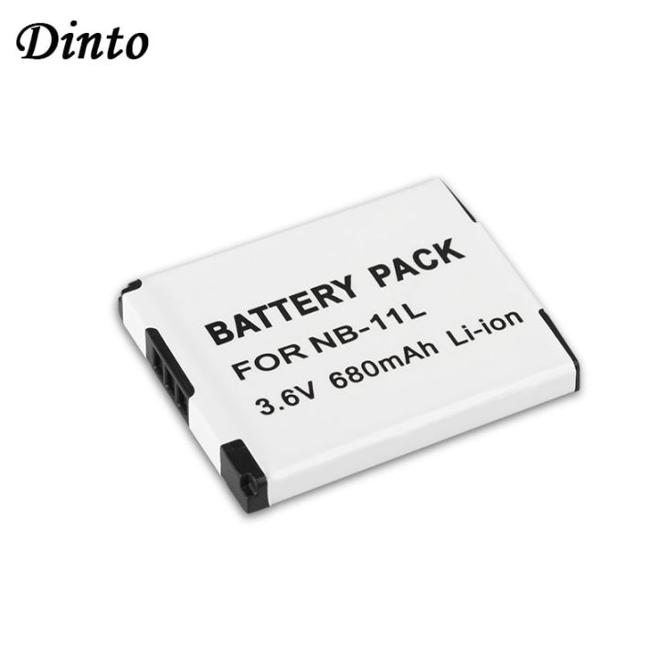 【Lejia】Dinto 1pc 680mAh Rechargeable Digital Camera for Canon A2400IS A3400IS A3500IS NB11L NB 11L