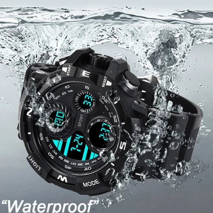 YIKAZE%20Black%20Digital%20Watch%20for%20Men%20Sports%20Watches%20Waterproof%20Outdoor%20Chronograph%20Hand%20Clock%20G%20Infantry%20Shock%20Student%20Wristwatch%20-%20Image%204