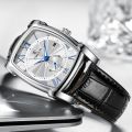 Men Watches Top Brand Luxury CHENXI Tonneau Quartz Watch Men's Leather Waterproof 30M Watches Business Fashion Date Male Clock.