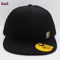 Black Carhartt Firm Duck Flat Brim Cap. 