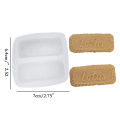 3D Silicone Biscuit Shape Candle Mold Home Cars Aromatherapy Decor DIY Crafts Biscuit Chocalate Baking Mould Handmade Tool. 