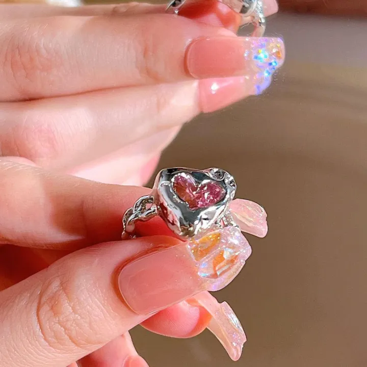 Pink%20Ring%20Fashion%20%20Pink%20%20Rings%20Y2K%20style%20ring%20for%20Women%20Girls%20-%20Image%202