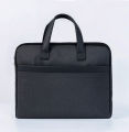 File bag storage zipper computer portable large capacity file information bag, double-layer business briefcase. 