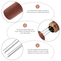Coffee Powder Needle 6 Needles Espresso Coffee Stirrer Espresso Needle Coffee Powder Needle with Latte Pen.