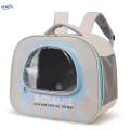 Cat Cats Bag, when Going Out, Travel Bag, Unique Breathable with Shoulder Strap blue. 