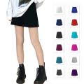 Fashion Women beautiful stretch Base skirt Pure color Thin Short skirt Fart curtain YF025. 