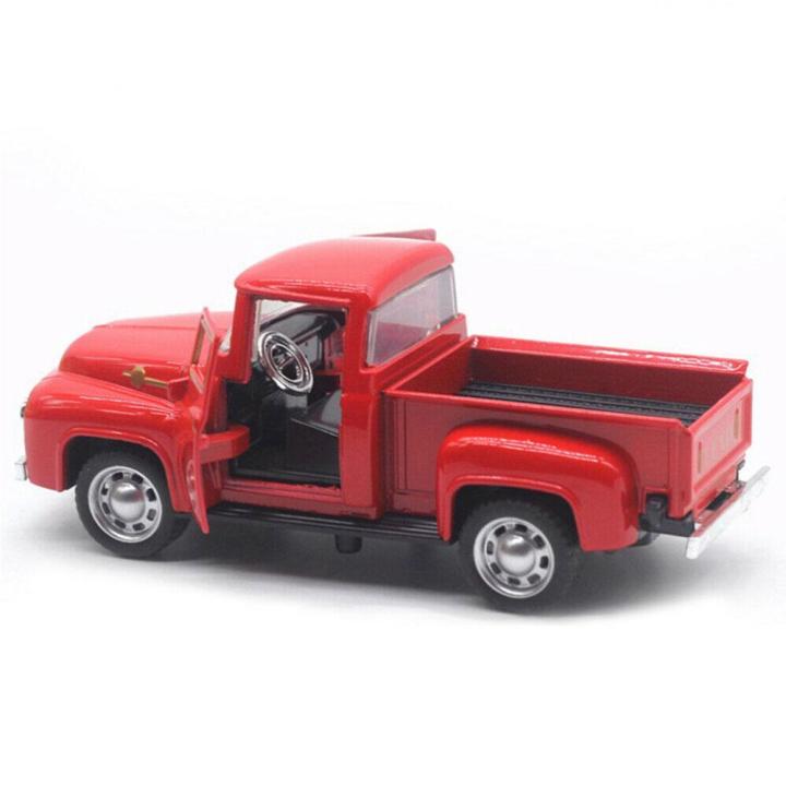Red%20Metal%20Vintage%20Truck%20Red%20Vintage%20Pickup%20Truck%20Children's%20Car%20Toy%20Model%20Simulation%20Retro%20Truck%20Desktop%20Decoration%20Toy%20-%20Image%203