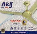 Akij Ceiling Fan 56 Inch Spring Model 320 rpm, 65w, 07 Years Replacement Guarantee. 