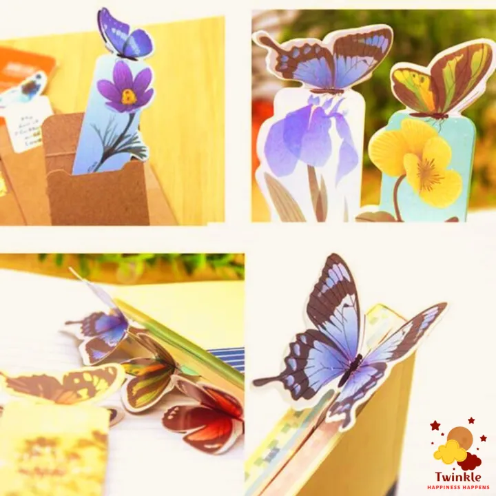 1%20Piece%20or%203%20Pieces%20Classic%20Butterfly%20Paper%20Bookmarks%20For%20Books%20Markers%20Holder%20Clip%20for%20book%20Creative%20Gift%20Stationery%20-%20Image%207