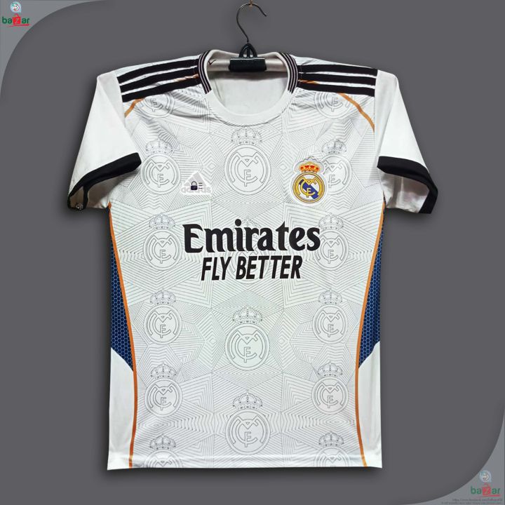 Real Madrid Thai Premium Football Jersey For Man - Half Sleeve Club Jersey - Real Madrid Jersey 2026/27