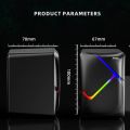 JEDEL-S-526 RGB Stereo SpeakerComputer Speakers 2.0 Channel PC Computer 3.5mm Cable USB Powered Multimedia For Desktop, Windows, Laptop, Tablets, Smartphone, PC Black Lindaa. 