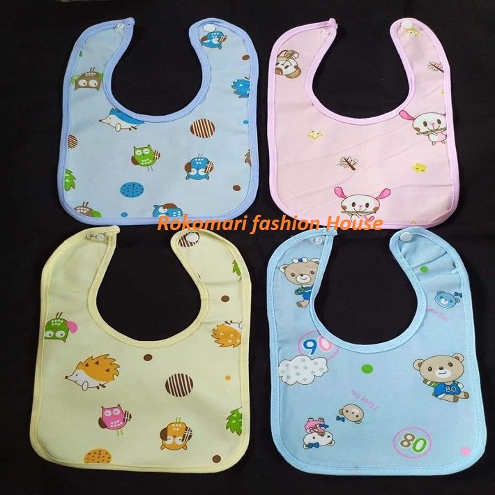 4%20pcs%20cotton%20Bib%20for%20kids-Multicolor%20(china)%20-%20Image%202