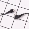 2pin Universal Black/Beige Adapter Cable Hearing Aid Receiver For Pocket Wire Standard Power Cord.