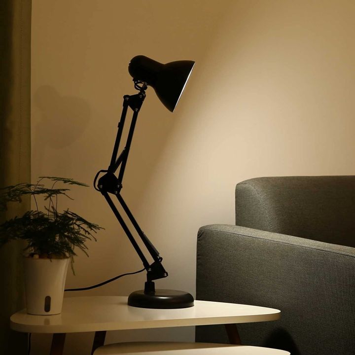 Classic%20Metal%20Swing%20Arm%20Desk%20Lamp%20With%2012W%20Energy%20Saving%20Corn%20Light%20-%20Image%204