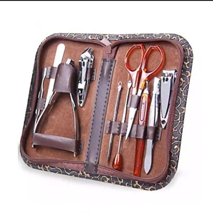 Nail%20cutter%20set/Manicure%20Pedicure%20Set%20Nail%20Clippers%20-%2010%20Piece%20Stainless%20Steel%20Manicure%20Kit%20tools%20for%20Nail%20Cutter%20-%20Image%204