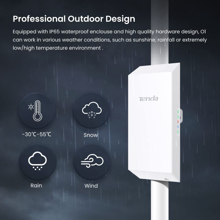 Tenda%20O1%20Outdoor%20Access%20Point%20300Mbps%20Long%20Range%20Smart%20Manage%20Router%20CPE%202.4GHz%20PoE%20Wireless%20Bridge%208dBi%20Transmission%20Waterproof%20-%20Image%203