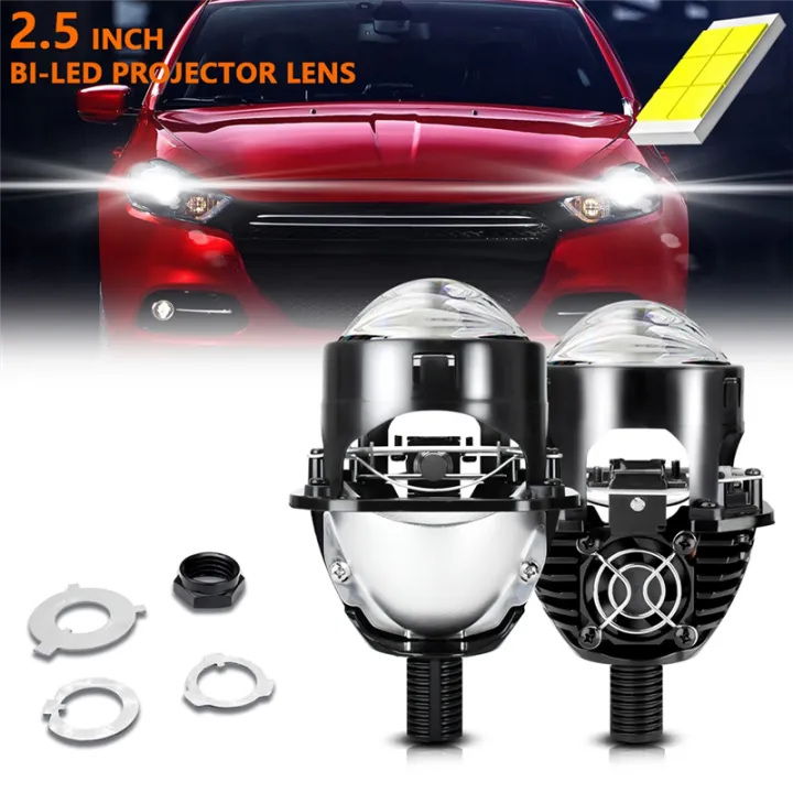 JAERBEE%202.5%20Inch%20Bi%20Led%20Projector%20Lens%20for%20H4%20H7%209005%209006%20Led%20Lenses%20Car%20Bulbs%208000LM%206000K%20White%20with%20Hi/Lo%20Beam%20LHD%20-%20Image%204