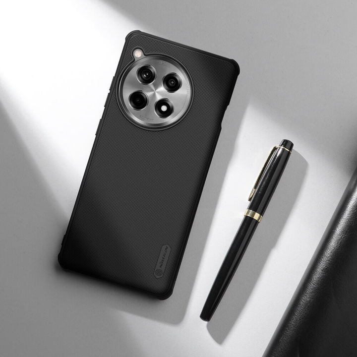 Nillkin%20(%201+12R%20)%20Super%20Frosted%20Shield%20Pro%20Matte%20cover%20case%20for%20OnePlus%20Ace%203,%20OnePlus%2012R%20Smart%20Back%20Case%20-%20Black%20-%20Image%202