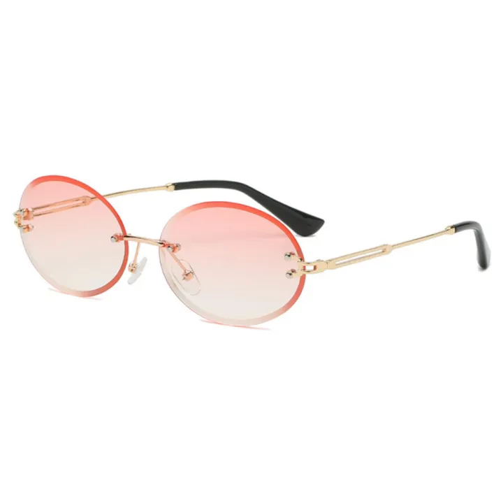 Rimless%20Design%20Oval%20Sunglasses%20Trendy%20Eyewear%20Lightweight%20%20Texture%20Rimless%20Sunglasses%20Retro%20Style%20Oval%20Shaped%20Women's%20Sunglasses%20for%20Casual%20Wear%20Summer%20Accessory%20Street%20Fashion%20Ladies%20Eyewear%20Sun%20-%20Image%205