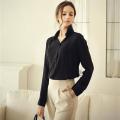 Black Full Sleeve Casual Shirt For Women.