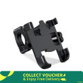 Metal Bike Mobile Holder For mobile phone bracket motorcycle bicycle takeaway rider -Black Easy to Use and Maintain C1. 