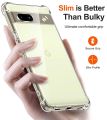 Google Pixel 7A Airbag Silicone Case Crystal Clear Soft Tpu - Transparen. 
