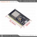 ESP32 ESP32S NodeMcu Wroom - 38 Pin Big Size Version Built-in WIFI + BLUETOOTH Module Dual Core 32BIT, 240MHZ for Robotics, IOT, DIY Electronic. Alternative of Arduino and Raspberry pi.. 