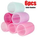 12Pcs Jumbo Hair Rollers Set Self Grip Magic Hair Curlers Different Size No Heat Self-adhesive Curling Hairdressing Styling Tool.
