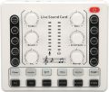 M8 Live Sound Card, Mini Audio Mixer Board for PC Computer Phone, Voice Changer Sound Card. 