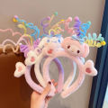 Funny Plush Twisted Stick Head Bands Cartoon Plush Hair Bands Girls Wash Face Headband Cute Hair Loops Hair Accessories Headwear.