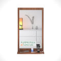 Furnisha Home Furniture Engineered Wood Cupboard Frame Dressing Wall Mirrors/ Wall Hanging Dressing Mirrors With Shelf/Decorative Wall Mirror/Dressing Table For Bed Room/Living Room / Bath Room 28/16. 