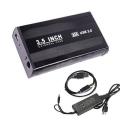 3.5 Hdd Desktop Usb 2.0 External Case-Black. 