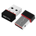 Mini Usb Wireless Wifi Network Receiver Adapter Dongle - Enhance Connectivity With Computer Table Accessory. 