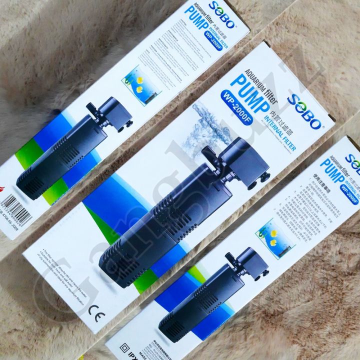 Aquarium Internal Filter SOBO (WP2000F) 3 IN 1 Full Submersible
