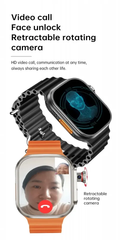 Ws10 Ultra Android Smartwatch SIM Card WiFi Support with