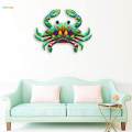 2x Metal Wall Art Decor Decorative Sculpture for Garden Fence Bathroom. 