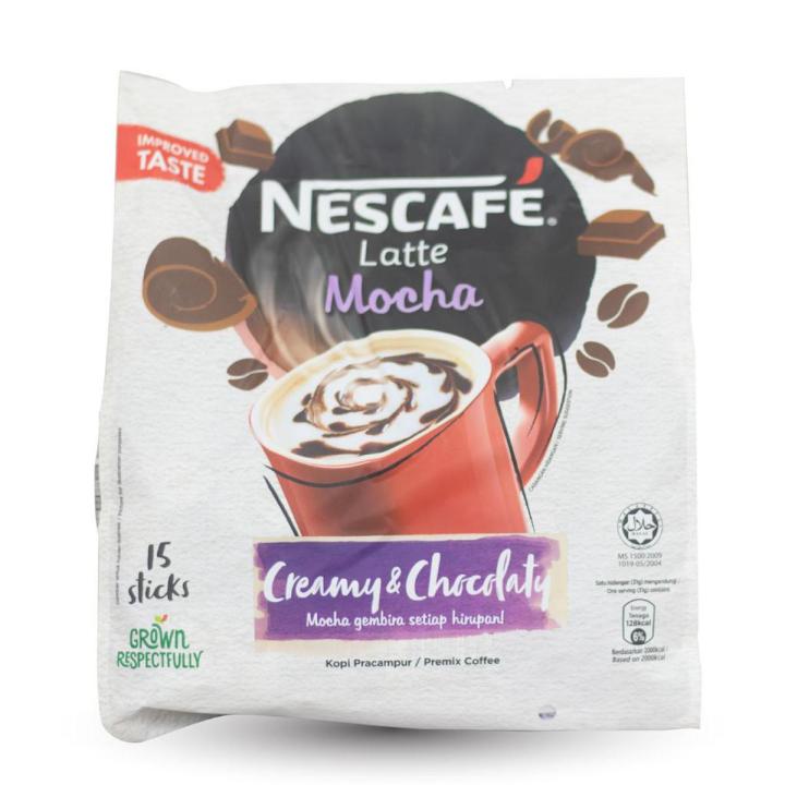 Nescafe Latte Mocha 15 Stick 15 X 31G