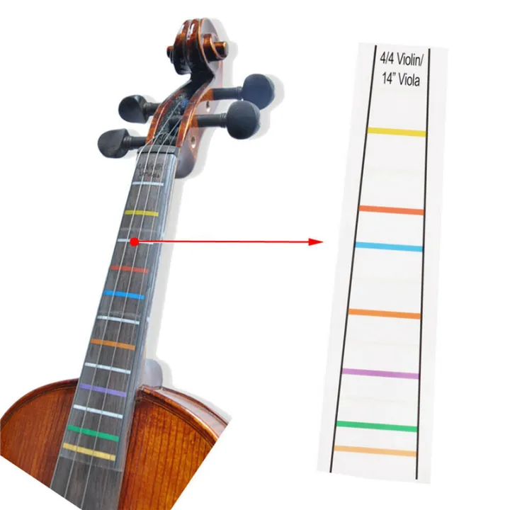 4/4%20Violin%20Fretboard%20Sticker%20Fingerboard%20Marker%20Fiddle%20Learn%20Note%20Chart%20Tape%204Pcs%20-%20Image%205