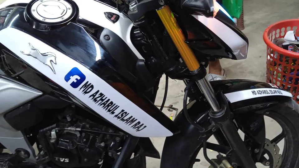 Name sticker for bike name sticker for bike tank name sticker