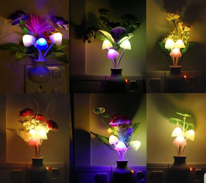 Mushroom%20Shape%20Automatic%20Sensor%20Light%20Dim%20Mashroom%20Light%20Green%20Flower%20-%20Multicolor%20-%20Image%206