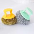 Dishwashing Brush Durable Dish Scrubber with Handle for Home Restaurant Kitchen ( 1 Pcs Random Color. 