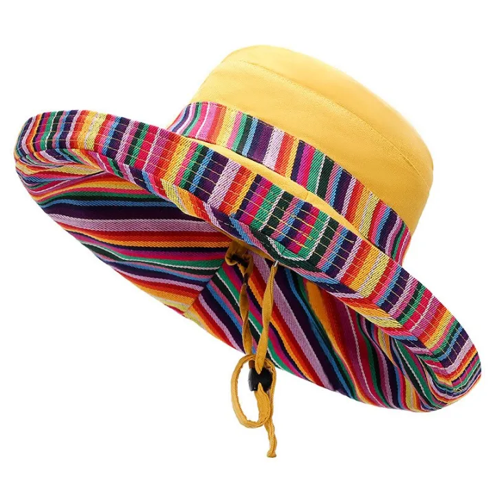 New%20Unisex%20Sun%20Hats%20Women%20Summer%20Double%20Side%20Bucket%20Hat%20Girl%20Pure%20Color%20Panama%20Fedoras%20Outdoor%20Fisherman%20Hat%20Visor%20Basin%20Cap%20-%20Image%205